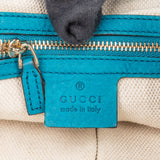 Gucci Blue Suede Soho Crossbody Bag