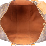 Louis Vuitton Canvas Monogram Keepall 55 Bandouliere