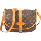 Louis Vuitton Canvas Monogram Saumur 30 Crossbody Bag