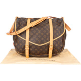 Louis Vuitton Canvas Monogram Saumur 43 Crossbody Bag