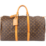 Louis Vuitton Canvas Monogram Keepall 50