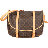 Louis Vuitton Canvas Monogram Saumur 43 Crossbody Bag