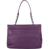 Bottega Veneta Purple Intrecciato Shoulder Bag