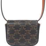 Celine Macadam Monogram Mini Triomphe Crossbody Bag