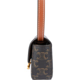 Celine Macadam Monogram Mini Triomphe Crossbody Bag