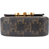 Celine Macadam Monogram Mini Triomphe Crossbody Bag