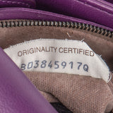 Bottega Veneta Purple Intrecciato Shoulder Bag
