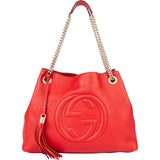 Gucci Leather GG Soho Crossbody Bag