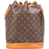 Louis Vuitton Canvas Monogram Sac Noe Grande Shoulder Bag