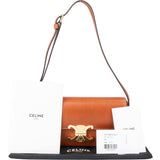 Celine Natural Tan Leather Triomphe Shoulder Bag