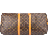 Louis Vuitton Canvas Monogram Keepall 55 Bandouliere