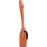 Celine Natural Tan Leather Triomphe Shoulder Bag