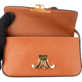 Celine Natural Tan Leather Triomphe Shoulder Bag