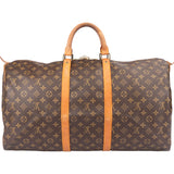 Louis Vuitton Canvas Monogram Keepall 55
