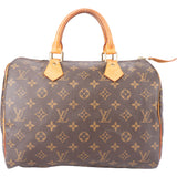 Louis Vuitton Canvas Monogram Speedy 30 Handbag