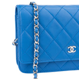 Chanel Quilted Lambskin Wallet On Chain Crossbody Bag