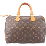 Louis Vuitton Canvas Monogram Speedy 30 Handbag