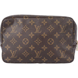 Louis Vuitton Canvas Monogram Trousse Toilette 23 Clutch