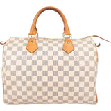 Louis Vuitton Damier Ebene Monogram Speedy 30 Handbag