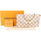 Louis Vuitton Damier Azur Monogram Felicie Crossbody Bag