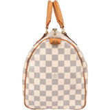 Louis Vuitton Damier Ebene Monogram Speedy 30 Handbag