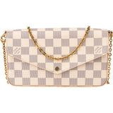 Louis Vuitton Damier Azur Monogram Felicie Crossbody Bag
