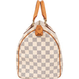 Louis Vuitton Damier Ebene Monogram Speedy 30 Handbag