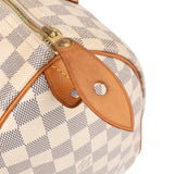 Louis Vuitton Damier Ebene Monogram Speedy 30 Handbag