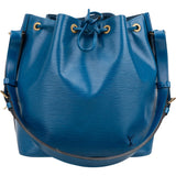Louis Vuitton Bleu Epi Leather Sac Noe Petit Shoulder Bag