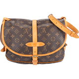 Louis Vuitton Canvas Monogram Saumur 32 Crossbody Bag