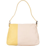 Fendi Bicolor Leather Mamma Baguette Handbag