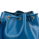 Louis Vuitton Bleu Epi Leather Sac Noe Petit Shoulder Bag