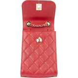 Chanel Quilted Lambskin On Chain Single Flap Crossbody Bag
