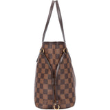 Louis Vuitton Damier Ebene Monogram Neverfull PM Handbag
