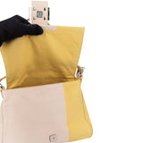 Fendi Bicolor Leather Mamma Baguette Handbag