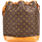 Louis Vuitton Canvas Monogram Sac Noe Grande Shoulder Bag