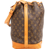 Louis Vuitton Canvas Monogram Sac Noe Grande Shoulder Bag