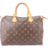 Louis Vuitton Canvas Monogram Speedy 30 Handbag