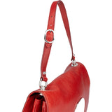 Gucci Red Leather GG Blondie Shoulder Bag