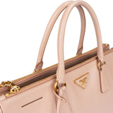 Prada Pink Saffiano Leather Galleria Handbag