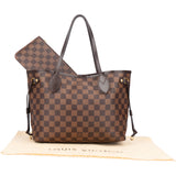 Louis Vuitton Damier Ebene Monogram Neverfull PM Handbag
