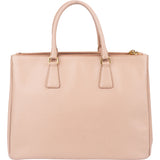 Prada Pink Saffiano Leather Galleria Handbag