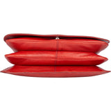Gucci Red Leather GG Blondie Shoulder Bag