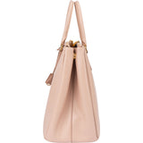 Prada Pink Saffiano Leather Galleria Handbag