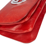 Gucci Red Leather GG Blondie Shoulder Bag