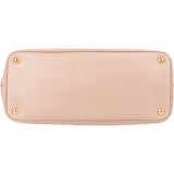 Prada Pink Saffiano Leather Galleria Handbag