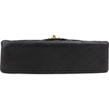 Chanel Quilted Lambskin 24K Gold Medium Double Flap Crossbody Bag