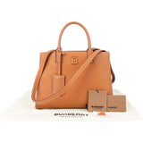 Burberry Brown Leather Tote City Handbag