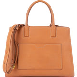 Burberry Brown Leather Tote City Handbag