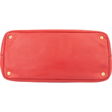 Prada Red Saffiano Leather Galleria Handbag